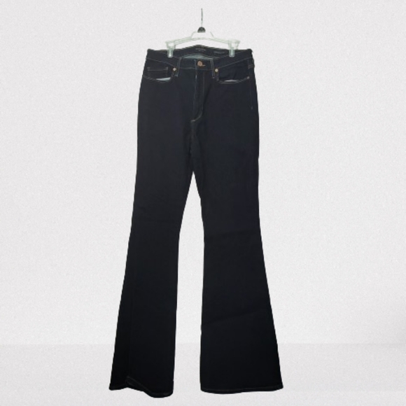 Banana Republic High Rise Flare Premium Denim Jean Women's 30 - Picture 2 of 8